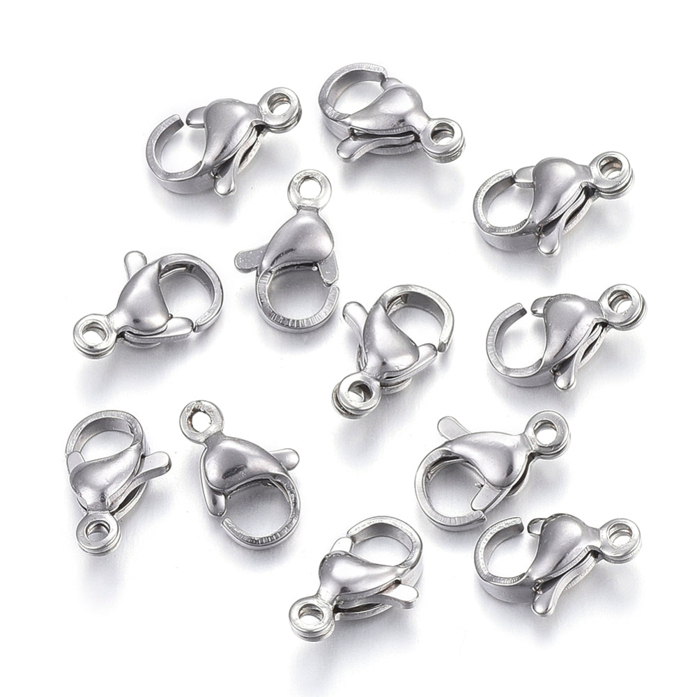 10 יחידות סוגרי לובסטר סטיינלס סטיל, 10 מ"מ
