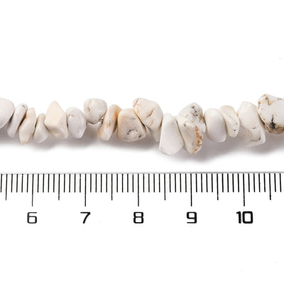 אבני חן בחיתוך צ'יפס מגנזייט 8-5 מ"מ, כ-80 סנטימטרים בשורה