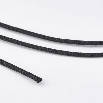 חוט ניילון להכנת תכשיטים, שחור, 0.8 מ"מ, 45 מטר
